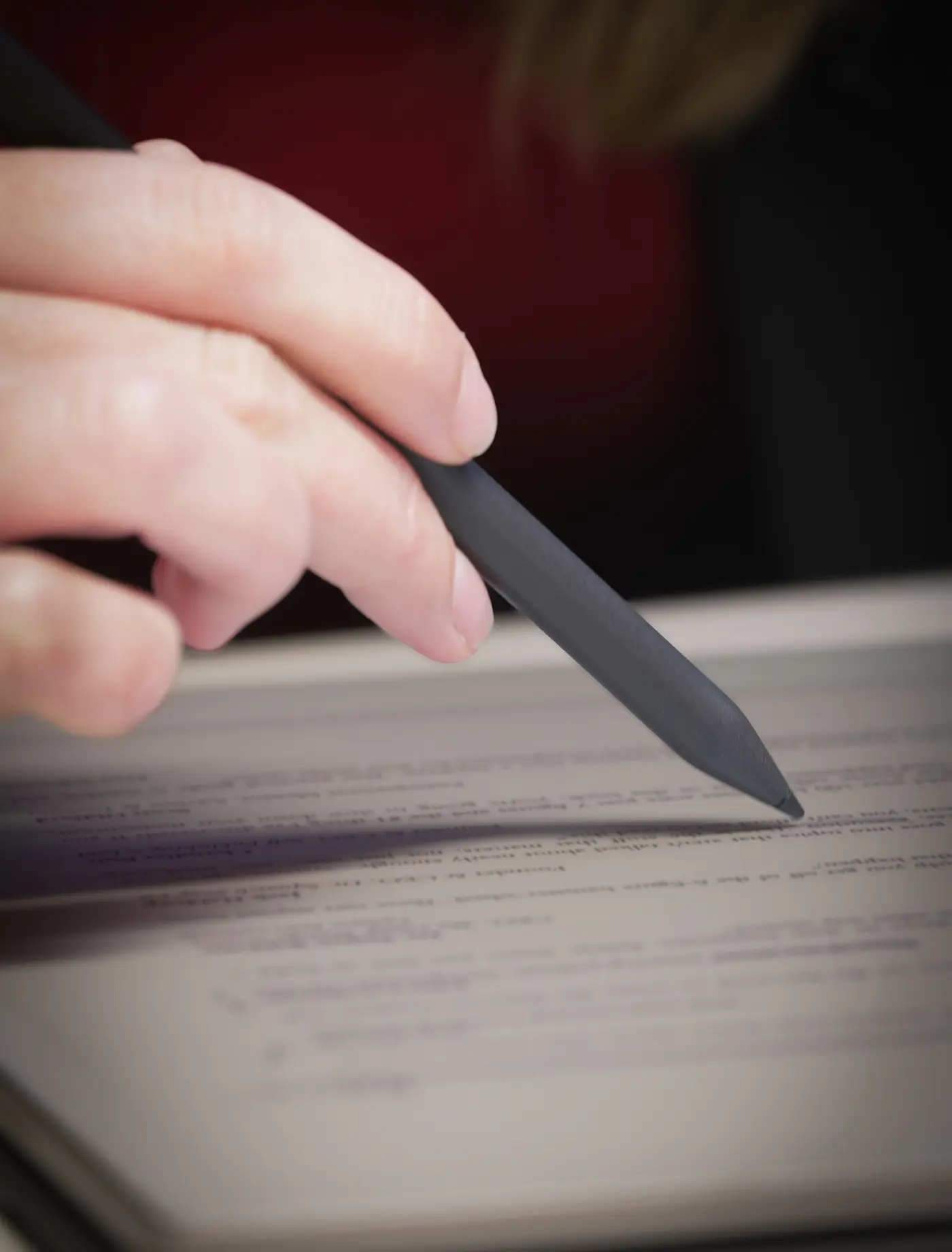 Digitales Arbeiten mit Tablet und Stift